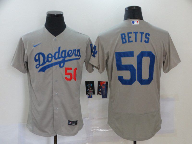 Men Los Angeles Dodgers #50 Betts Nike Elite MLB Jerseys->los angeles dodgers->MLB Jersey